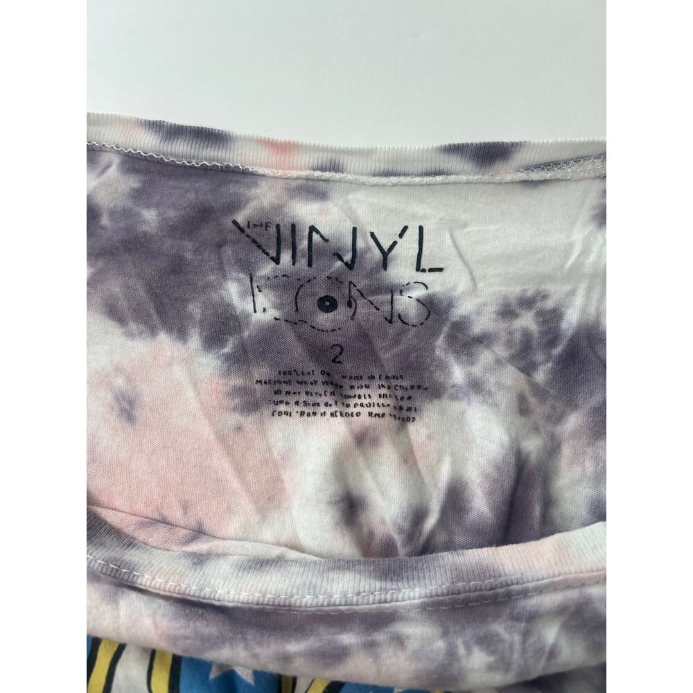 Torrid Kiss Tye Dye Band Tee Size 2 - Picture 3 of 3